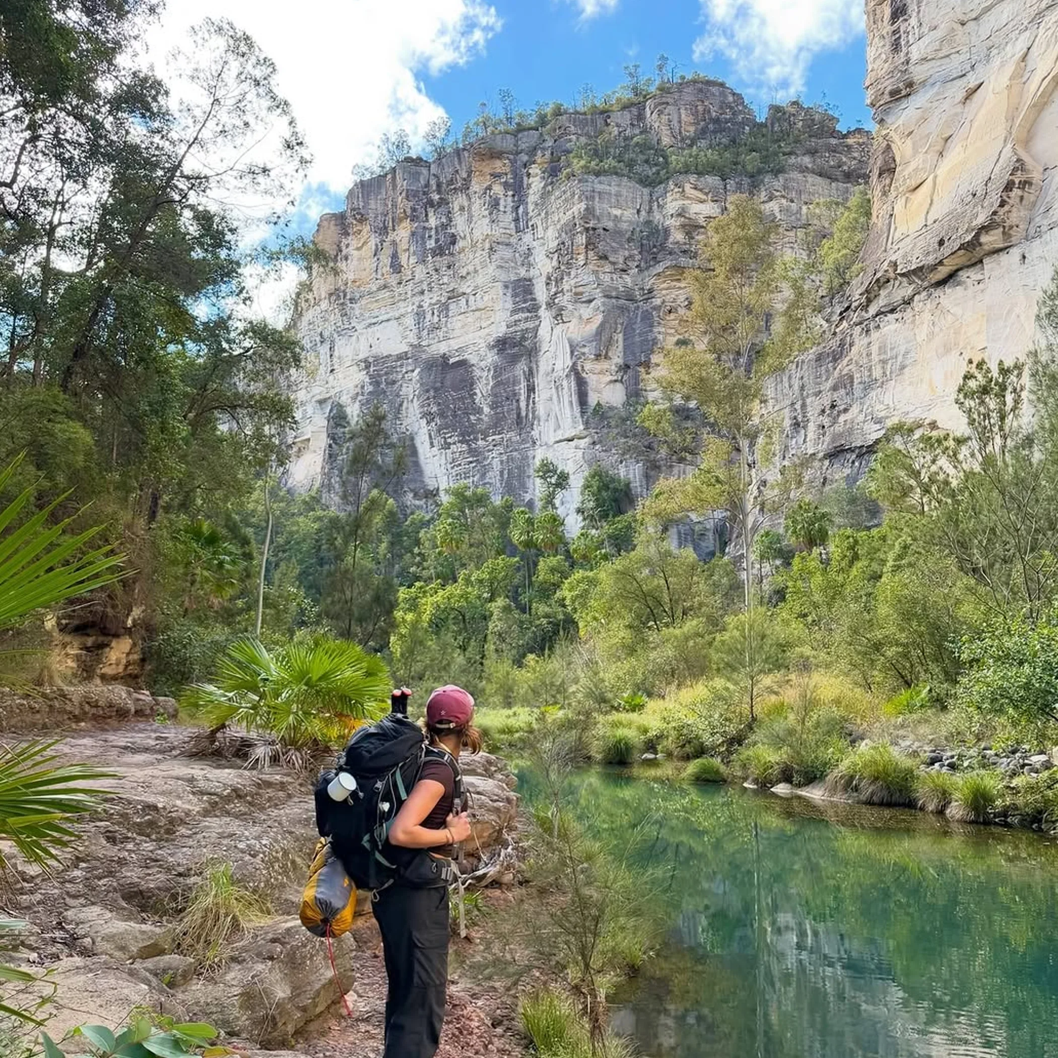 hiking in tropical queensland gorge