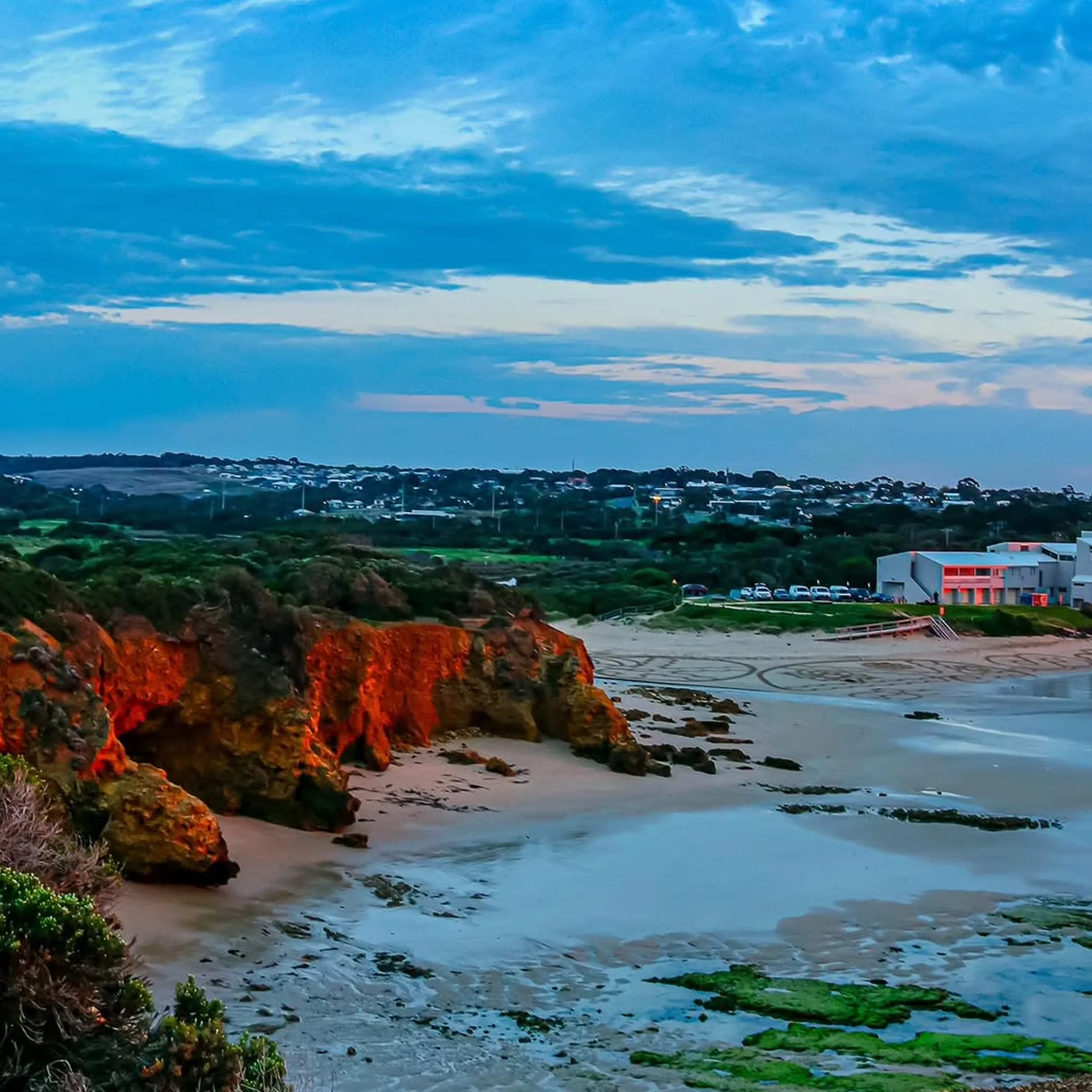 surf coast beach setting